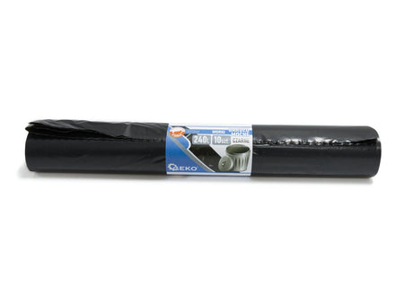 Zware puinzakken 240l (10 stuks) - zwart