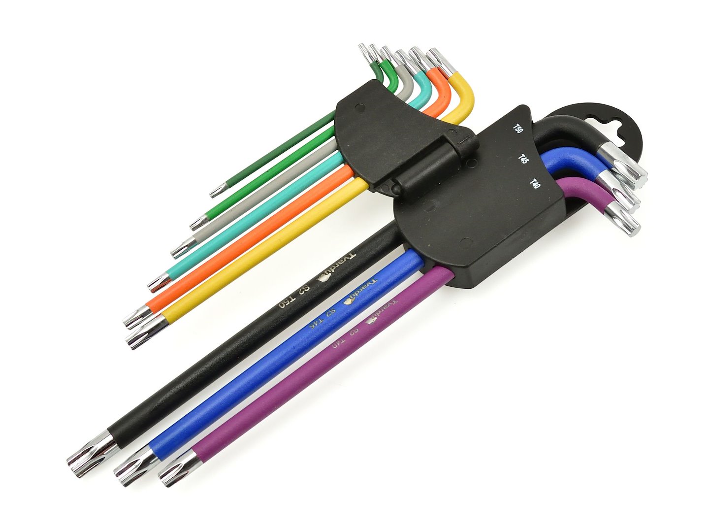 9-delige lange arm Torx sleutelset materiaal S2