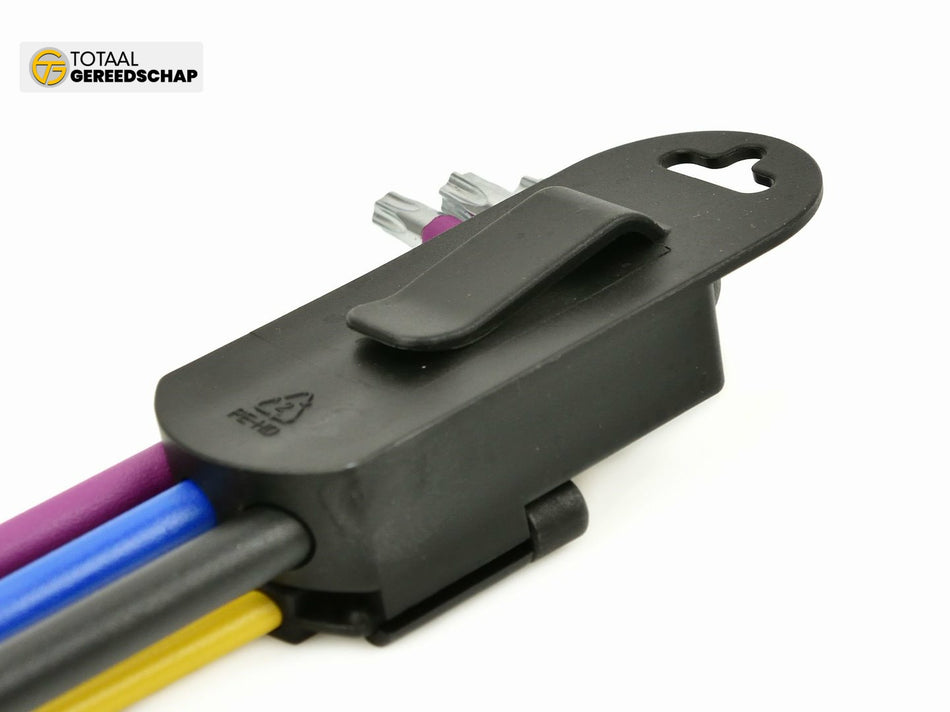 9pcs Long Arm Torx Key Set S2 material