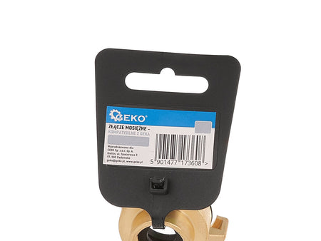 Messing koppeling compatibel met GEKA-koppeling - buitendraad 1/2”