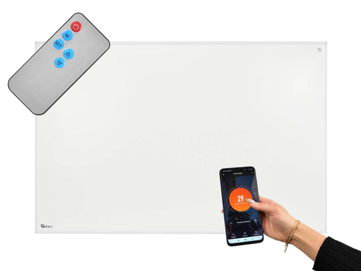 960W infraroodverwarming met afstandsbediening en WiFi