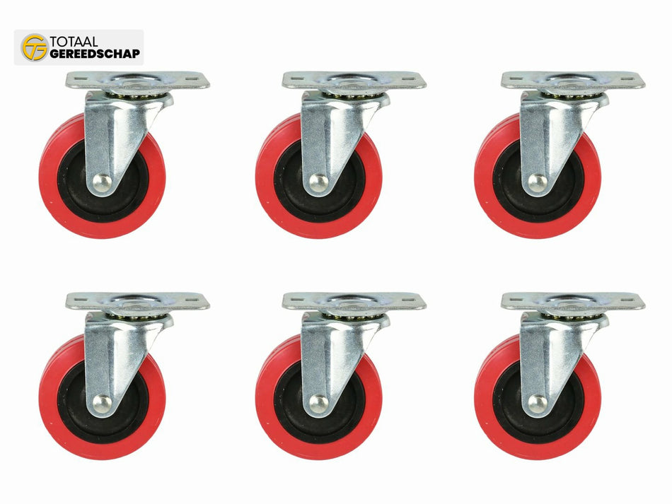 Set of wheels for car creepers