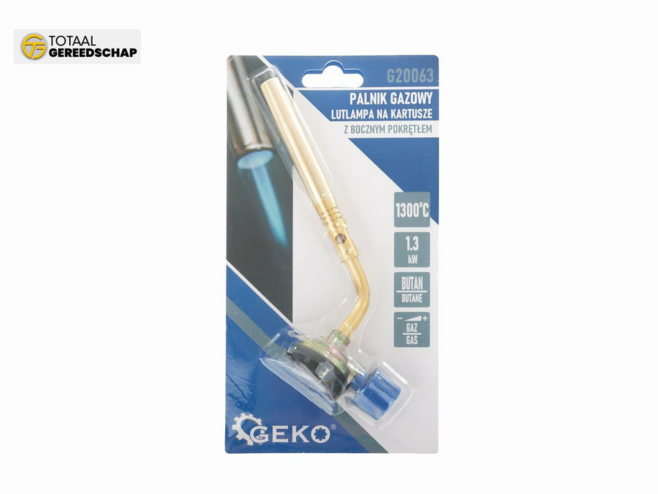 Heating torch with side working range button