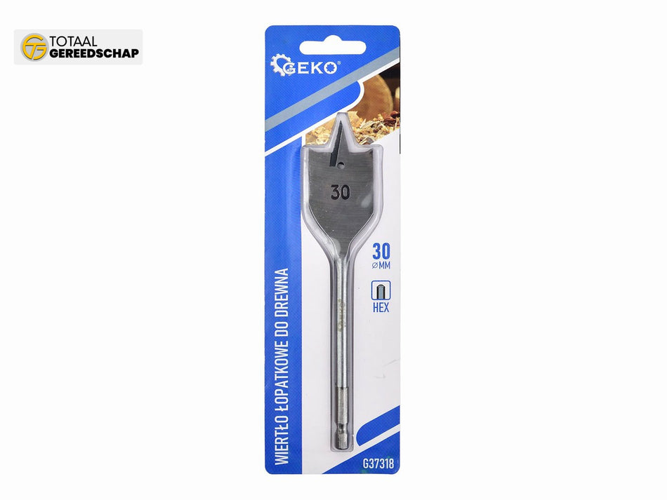 Spade drill bit for wood 30x152mm HEX