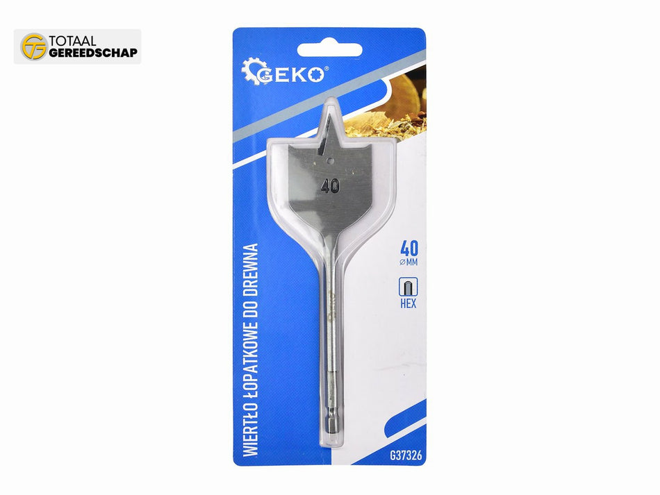 Spade drill bit for wood 40x152mm HEX