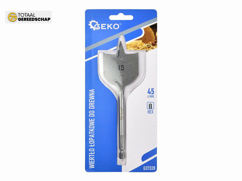 Spade drill bit for wood 45x152mm HEX