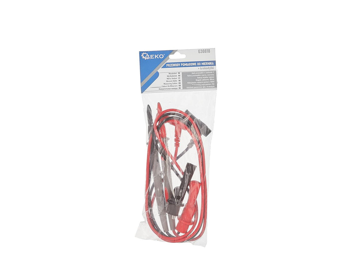 Universele kabels voor multimeter + krokodillenklemmen
