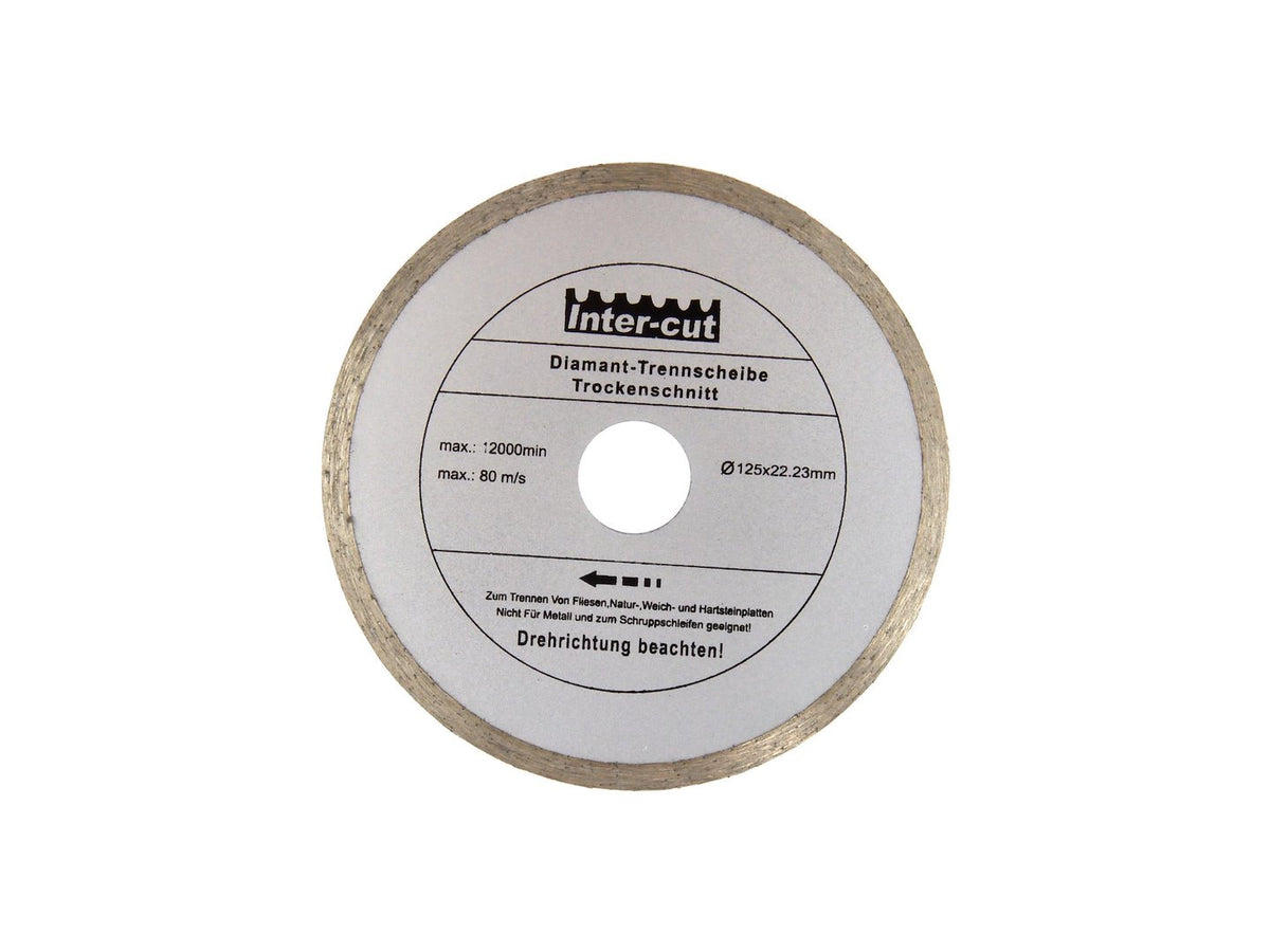 Continue rand diamantschijf 125x22mm