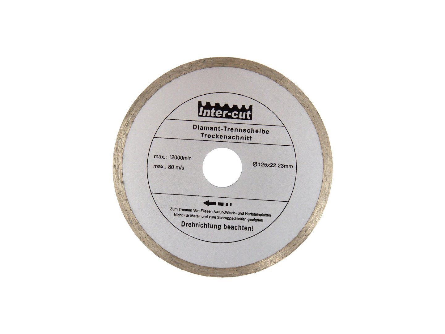 Continue rand diamantschijf 125x22mm
