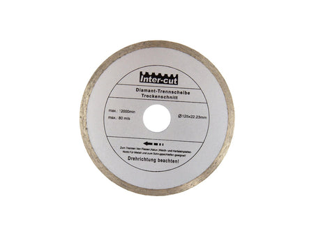 Continue rand diamantschijf 125x22mm