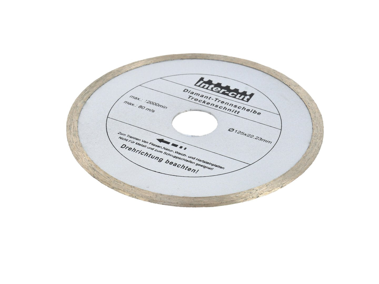 Continue rand diamantschijf 125x22mm