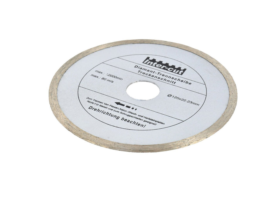 Continue rand diamantschijf 125x22mm