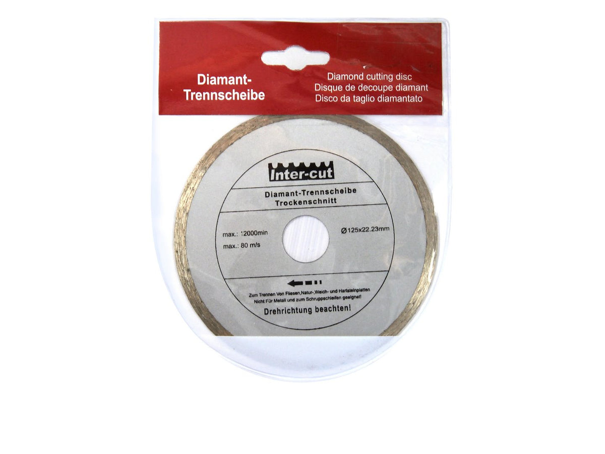 Continue rand diamantschijf 125x22mm