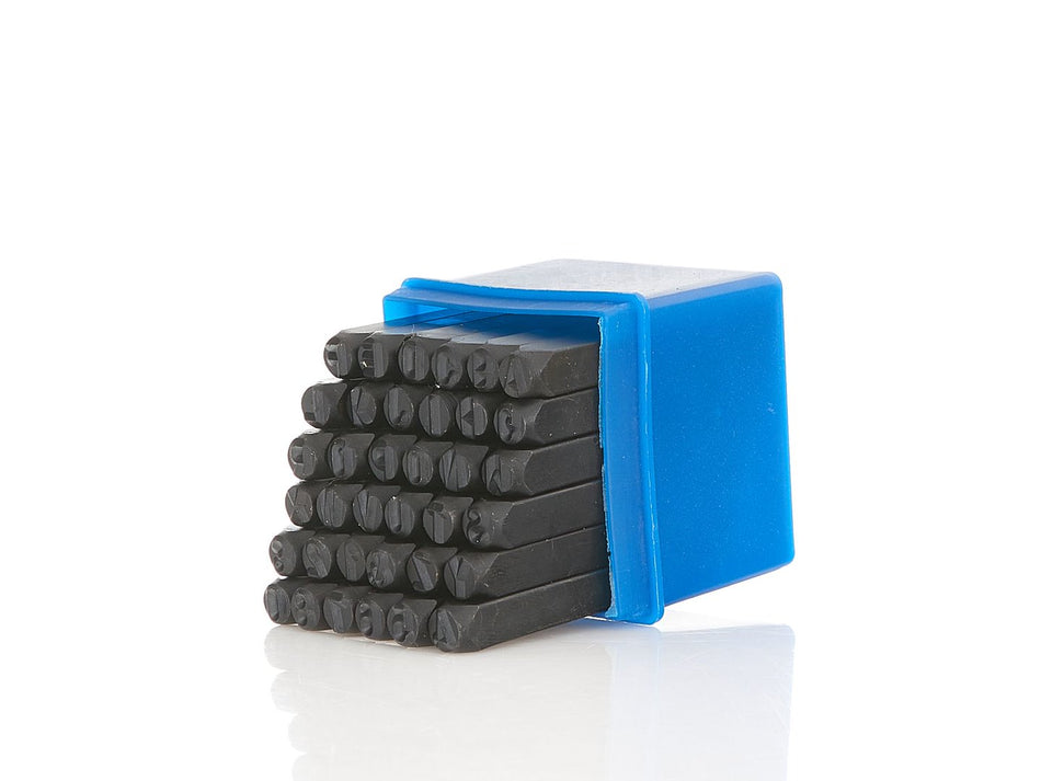 Cijfer- en letterstempels set 36 st. 6mm