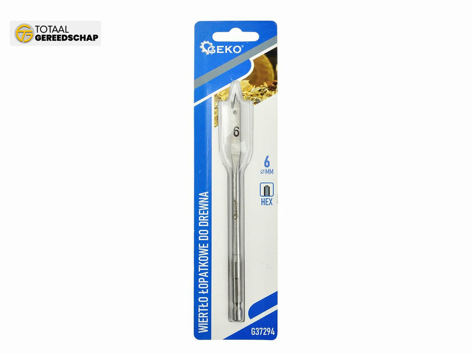 Spade drill bit for wood 6x152mm HEX