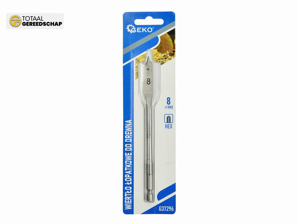 Spade drill bit for wood 8x152mm HEX