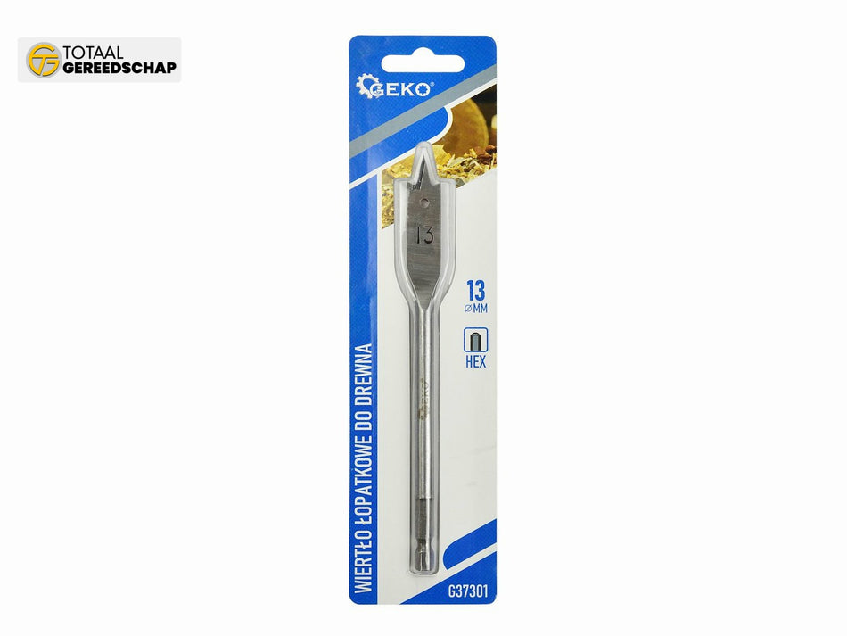 Spade drill bit for wood 13x152mm HEX