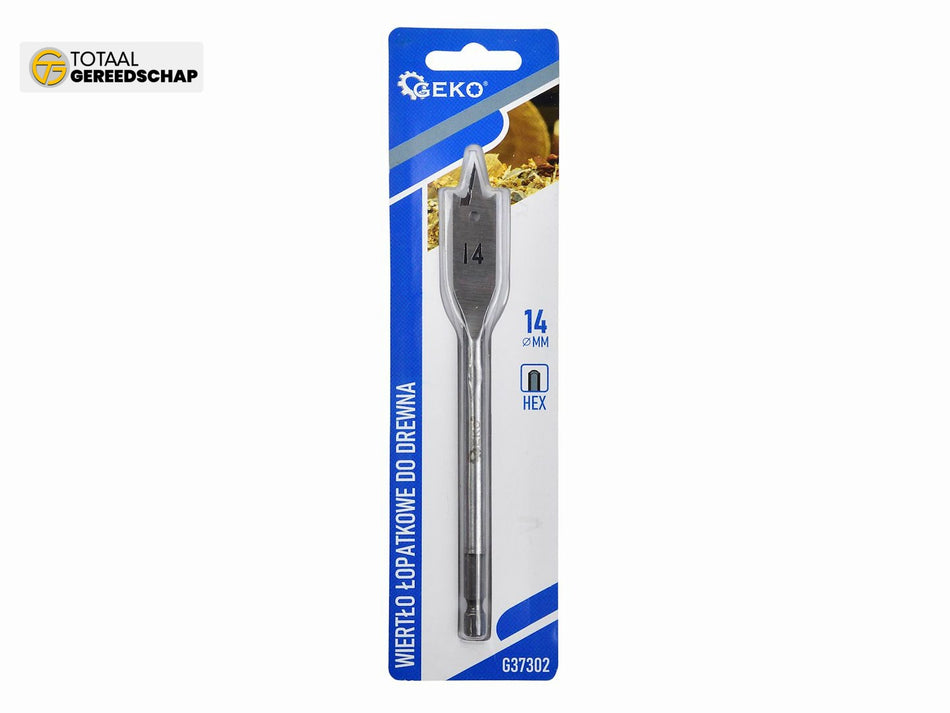 Spade drill bit for wood 14x152mm HEX