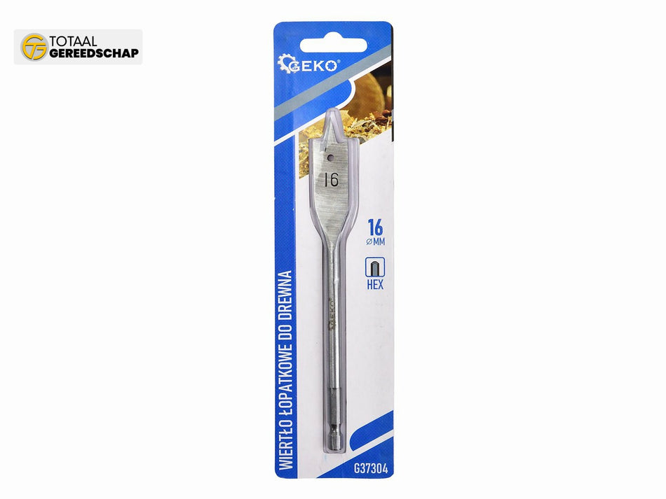 Spade drill bit for wood 16x152mm HEX