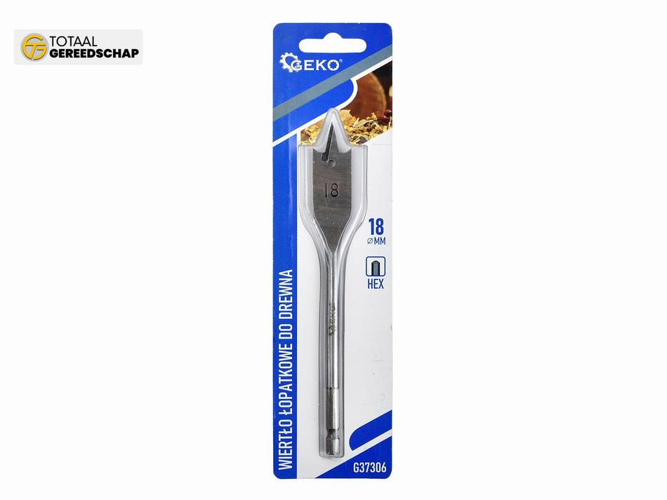 Spade drill bit for wood 18x152mm HEX