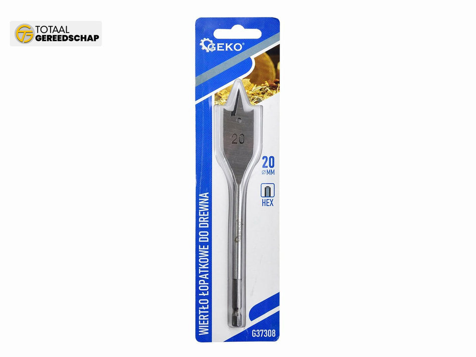 Spade drill bit for wood 20x152mm HEX