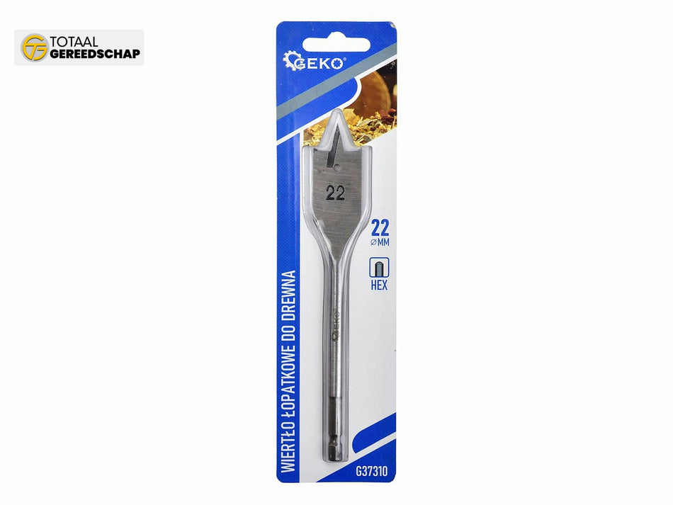 Spade drill bit for wood 22x152mm HEX