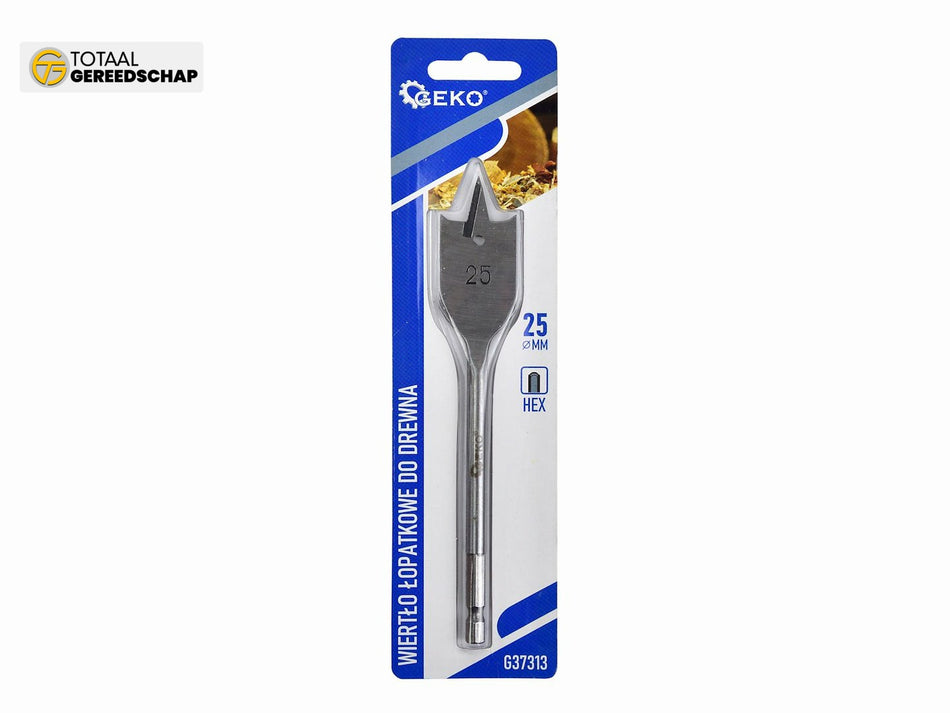 Spade drill bit for wood 25x152mm HEX