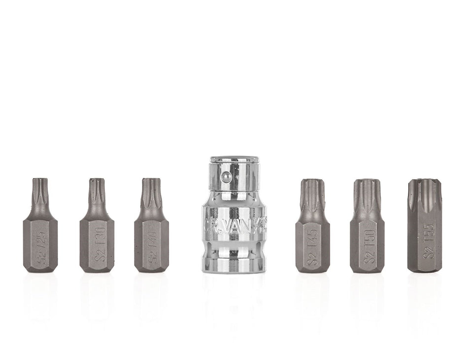 7-dlg. TORX bitset T25-T55