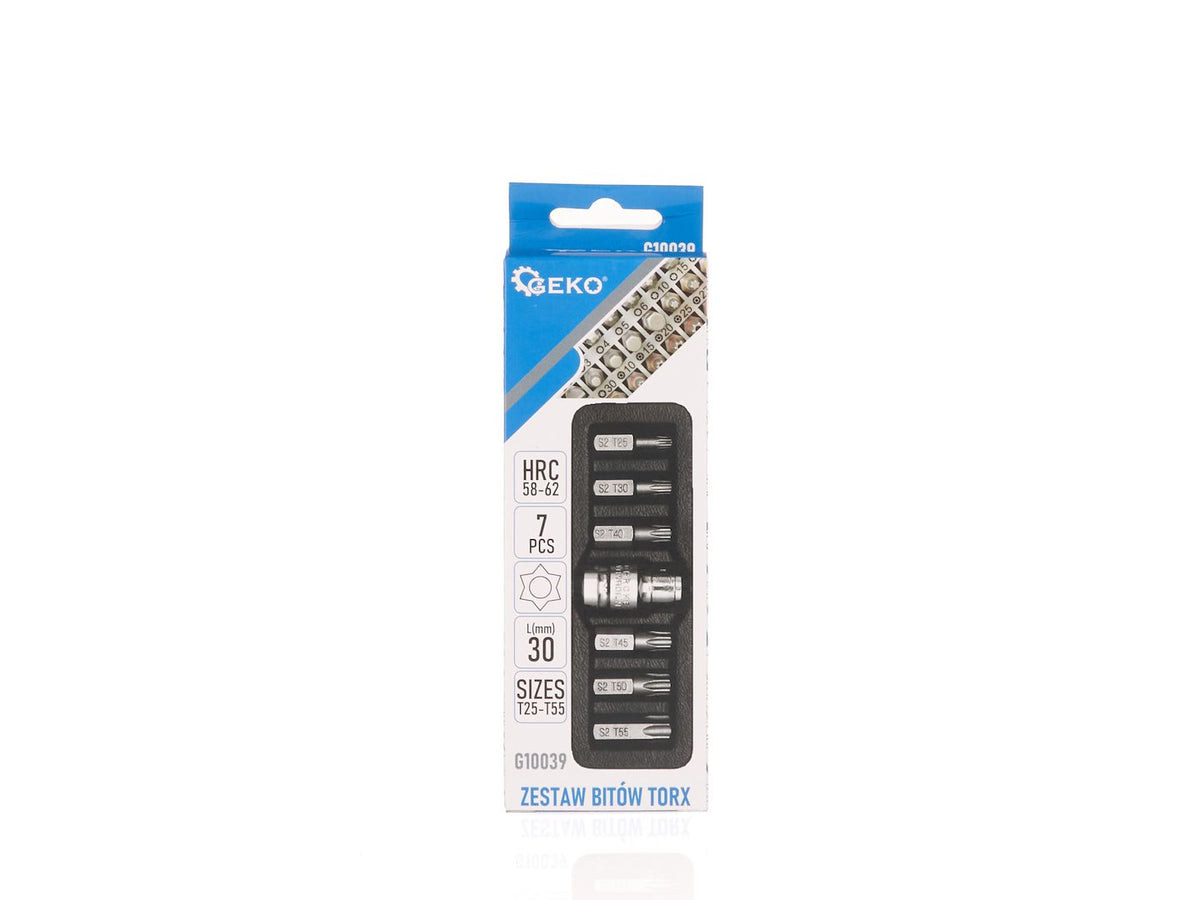 7-dlg. TORX bitset T25-T55