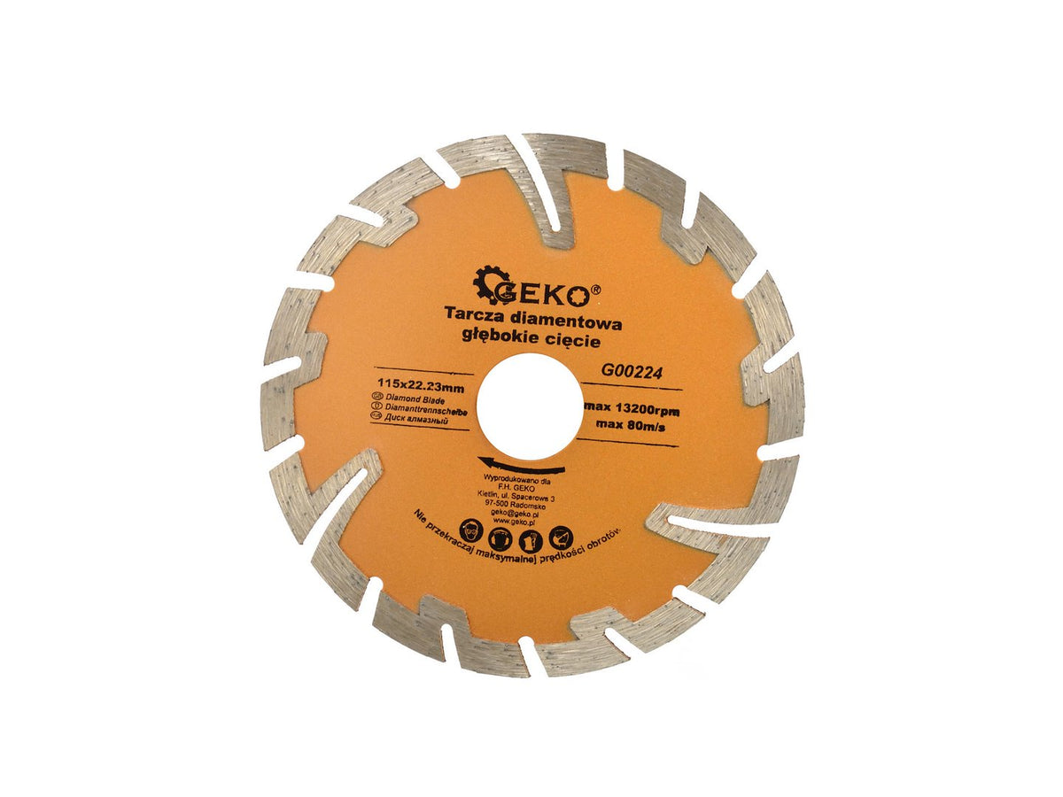 Diep Beschermd Turbo Diamantzaagblad 115x22,2mm