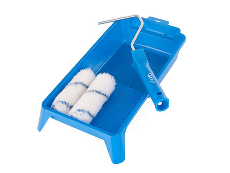 Schilderset – polyacryl (blauwe draad) 4 stuks