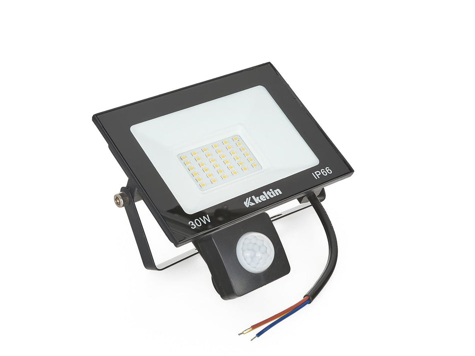 LED-schijnwerper 30W met bewegingssensor – warm wit 2700K