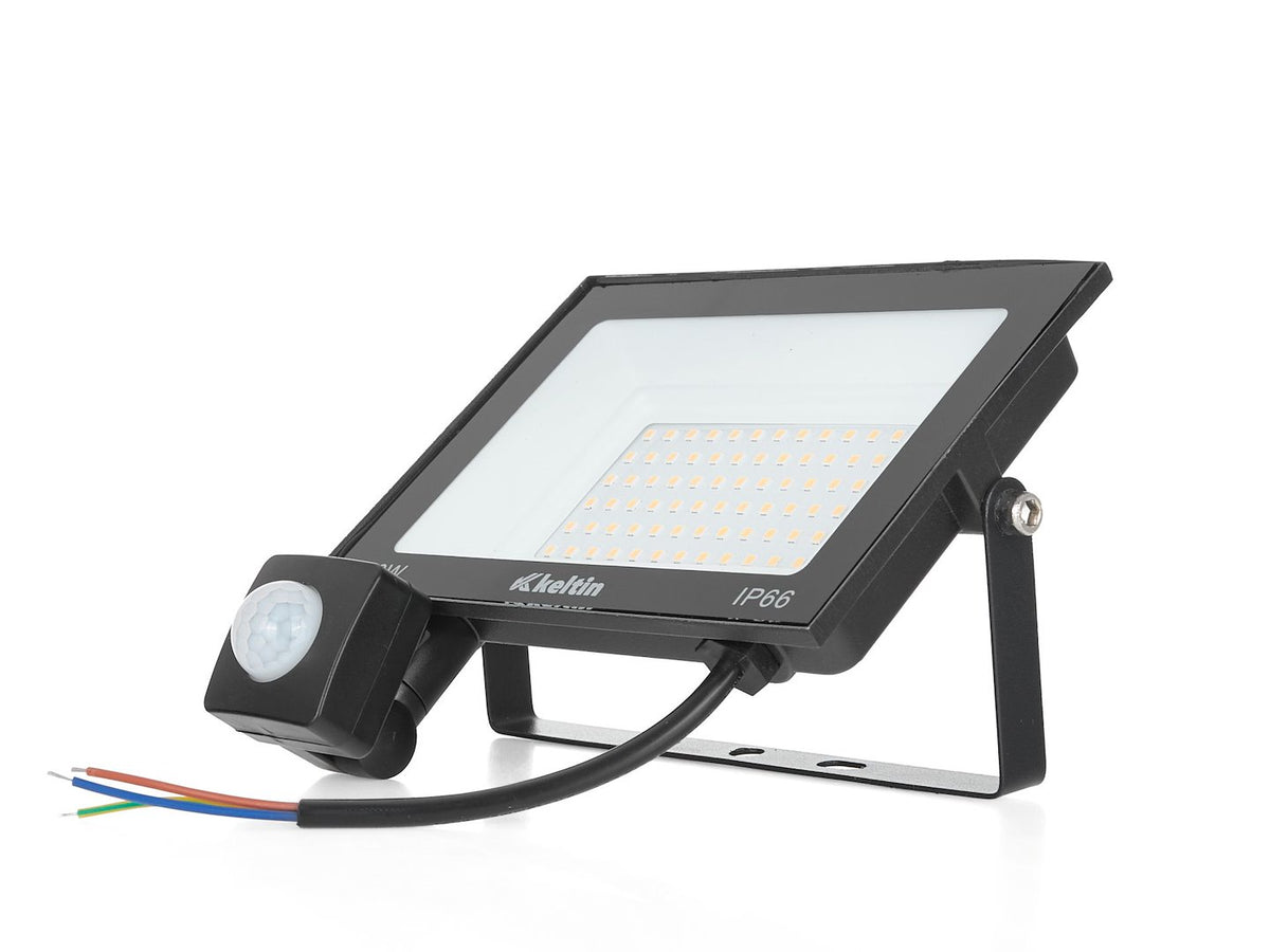 LED-schijnwerper 50W met bewegingssensor – neutraal wit 4500K