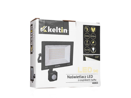 LED-schijnwerper 50W met bewegingssensor – neutraal wit 4500K