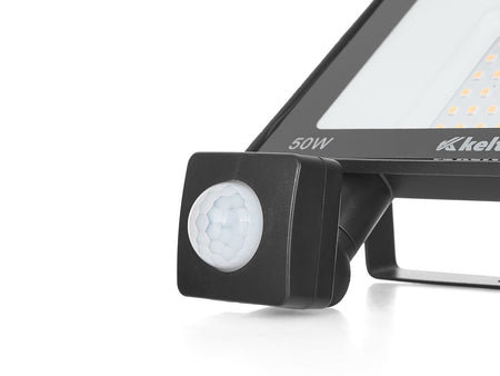 LED-schijnwerper 50W met bewegingssensor – warm wit 2700K