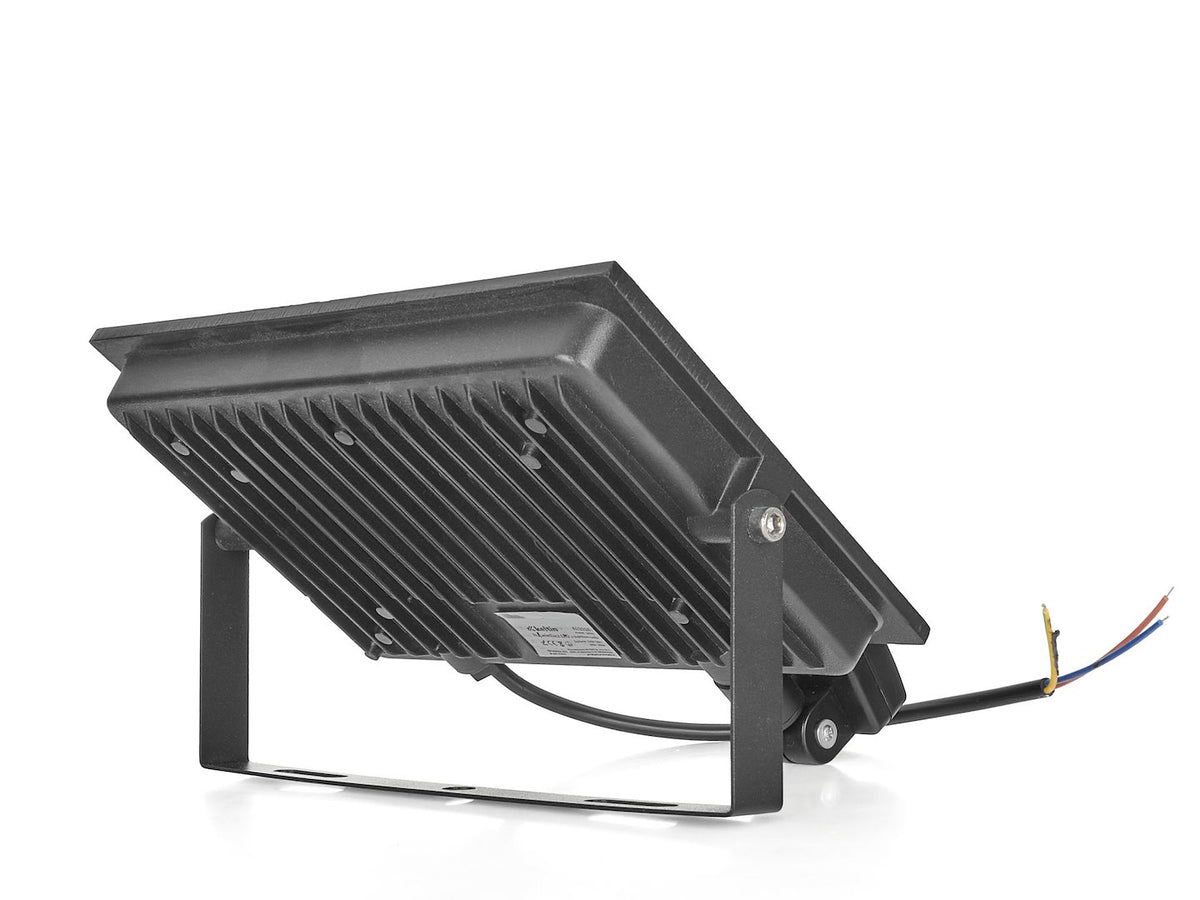 LED-schijnwerper 100W met bewegingssensor – koud wit 6500K