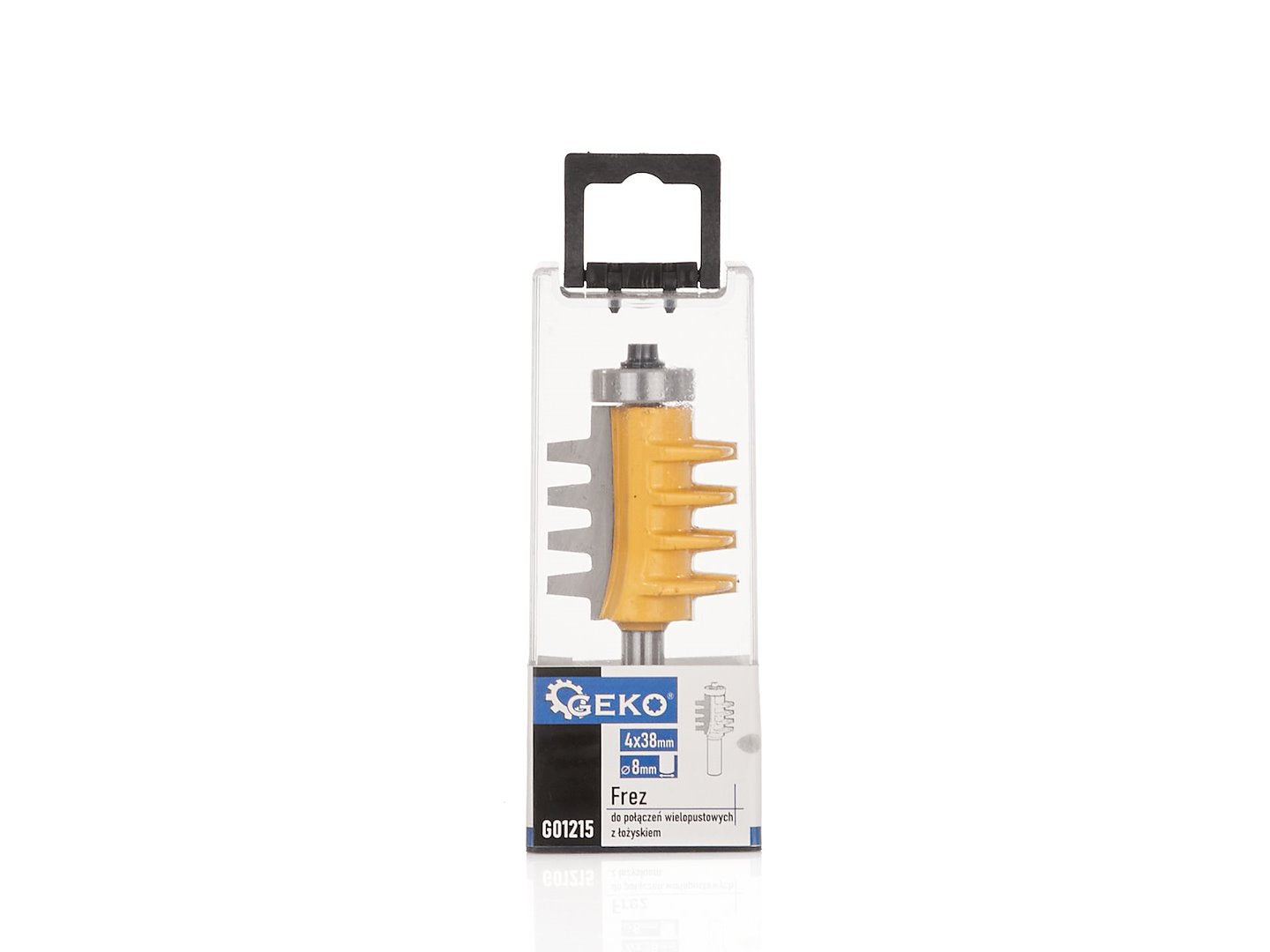 8mm schacht hoogte meergleuvenfrees bit 4x38mm met lager