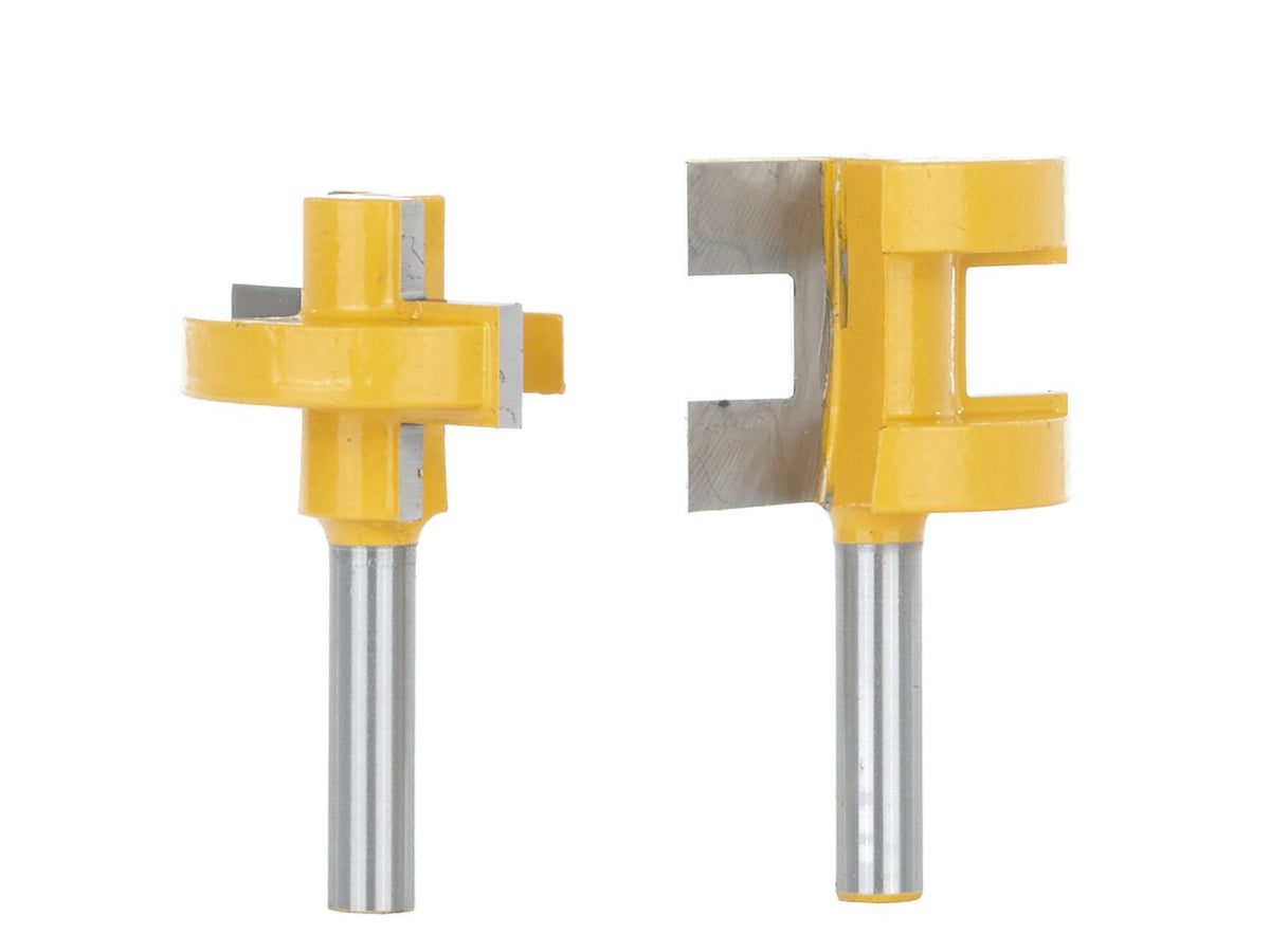 8mm schacht hoogte meergleuvenfrees bits 2 stuks