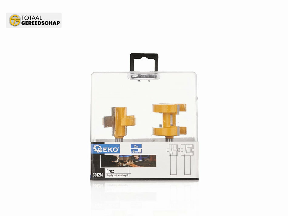 8mm shank height multi-slot milling cutter bits 2pcs