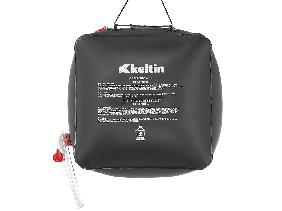 Kampeerdouche 40L (zonne)