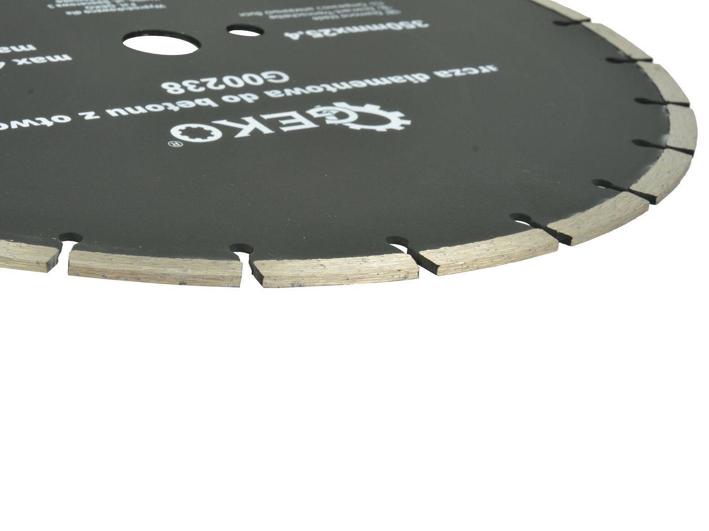 Gesegmenteerd Rand Diamantzaagblad 350x25,4mm met Extra Gat