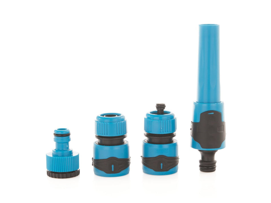 1/2" 4-delige slangconnector set TPR-lijn