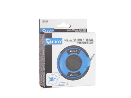 Stalen rolmaat 30m x 13mm