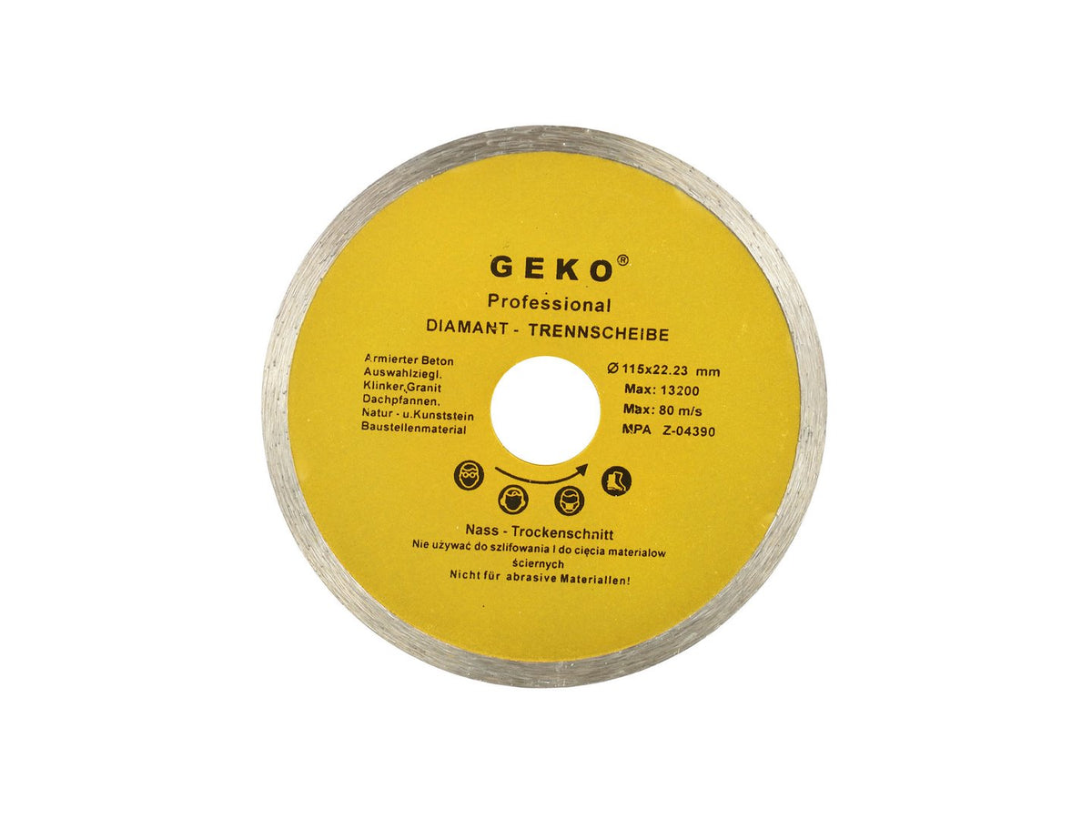 Continue Rand Diamantzaagblad 115x8x22mm GEKO Profi