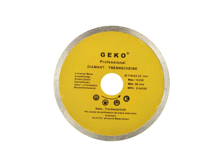 Continue Rand Diamantzaagblad 115x8x22mm GEKO Profi