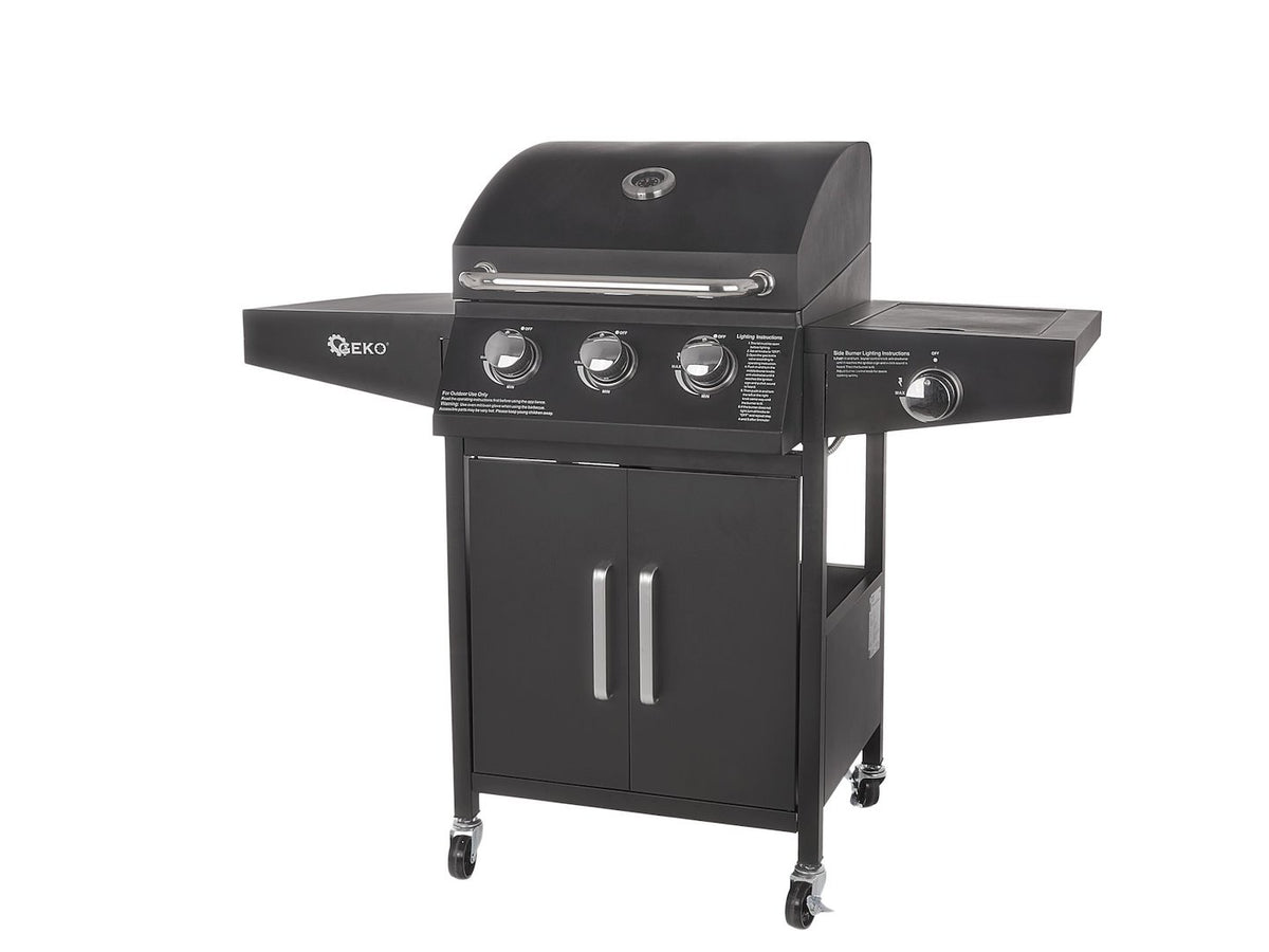 Gasbarbecue 4 branders (3 + 1) 13,5 kW