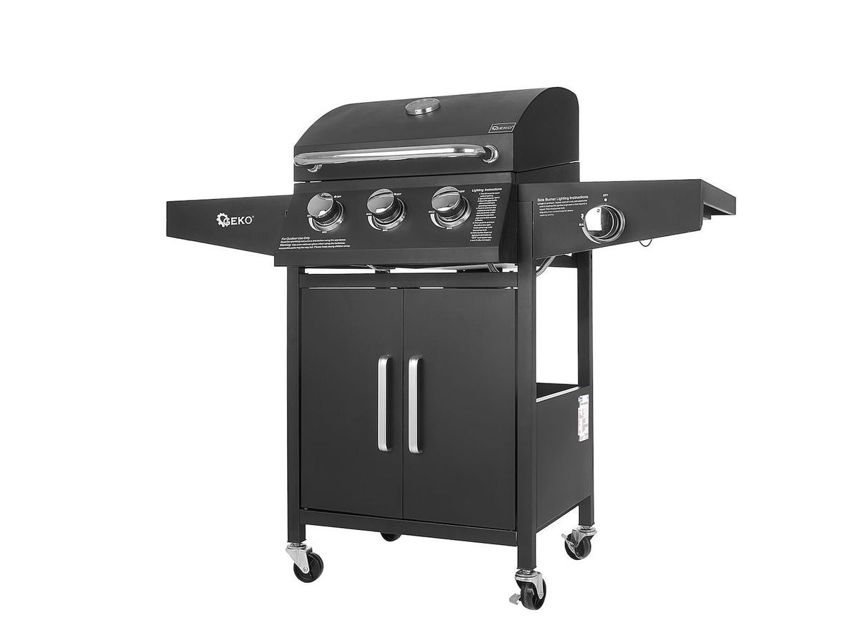 Gasbarbecue 4 branders (3 + 1) 13,5 kW