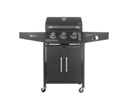 Gasbarbecue 4 branders (3 + 1) 13,5 kW