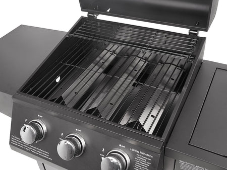 Gasbarbecue 4 branders (3 + 1) 13,5 kW