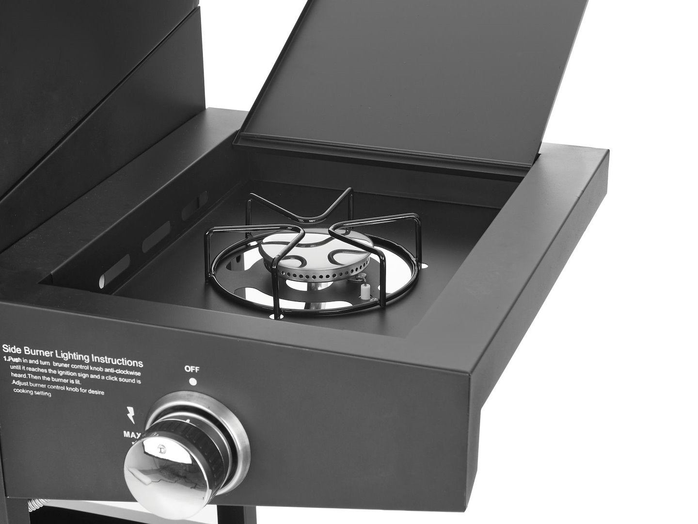 Gasbarbecue 4 branders (3 + 1) 13,5 kW